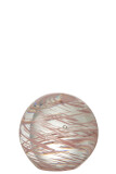 Paperweight Whirlpool Glass Pink