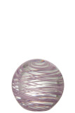 Paperweight Whirlpool Glass Purple
