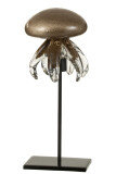 Jellyfish On Foot Glass Brown