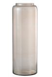 Vase Straight Long Glass Amber