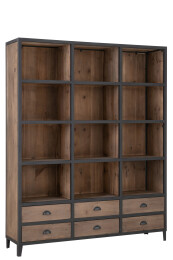 Bookcase 12 Compartments 6 Drawers