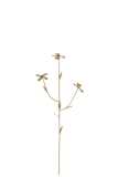 Flowers 3 Branches Metal Gold