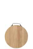 Plank Round Wood Natural Small