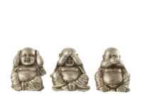 Bouddha Assis 3pieces