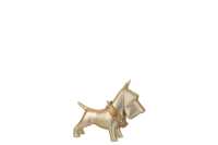 Dog Ceramic Gold Small