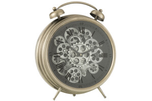 Clock Alarm Roman Numerals Gears