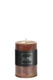Cyl. Candle Brown s18h