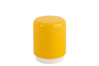 Chair Round Metal Lacquer Yellow