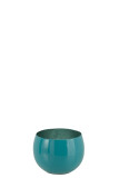 Pot Metal Lacquer Turquoise Small