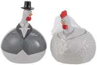 Chicken Marriage Ceramic White