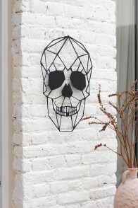 Decoration Murale Squelette Metal