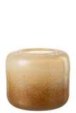 Vase Opi Glass Brown/Beige Large