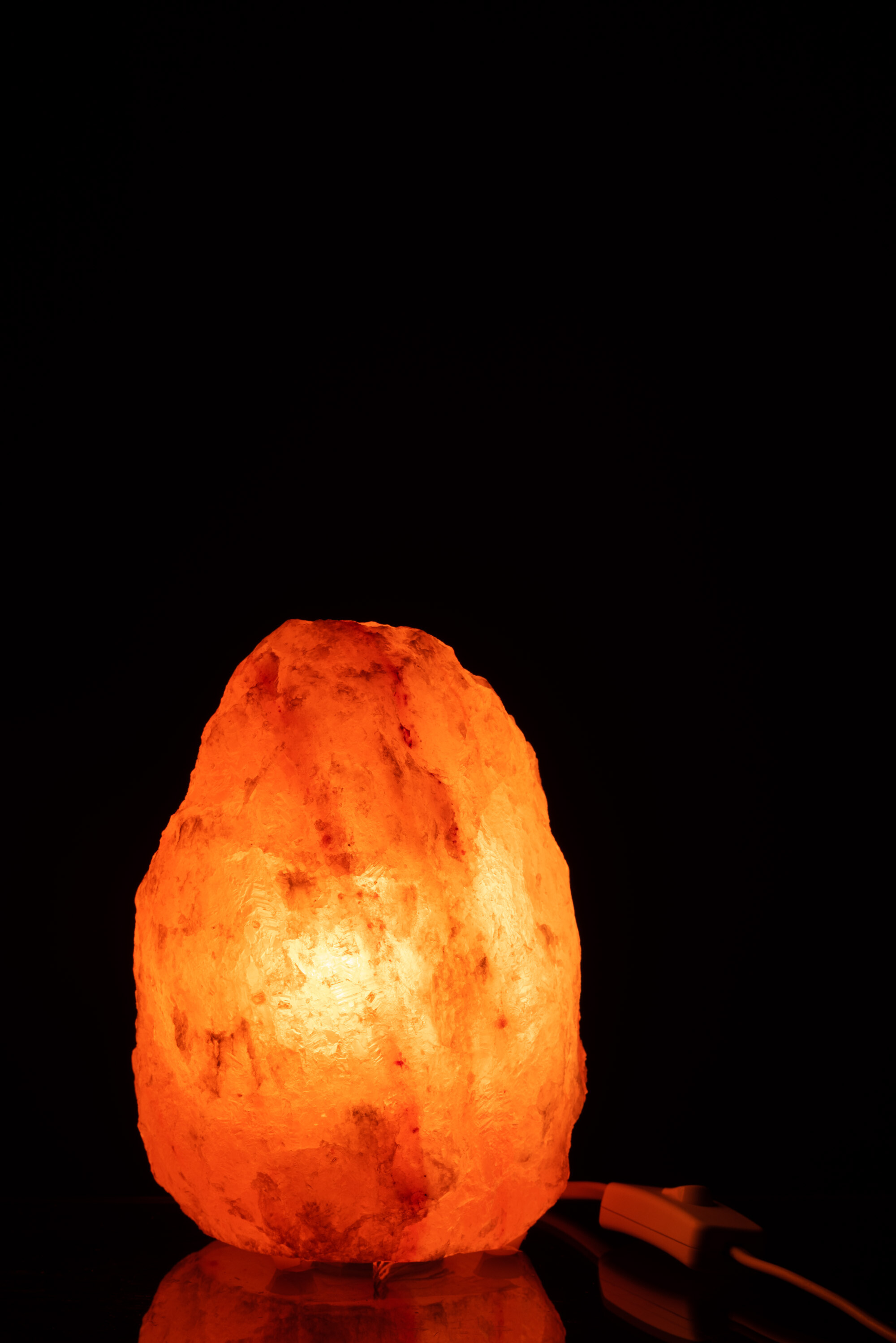 Lampe Pierre De Sel Orange