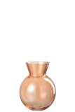 Vase Lucy Glass Orange Small
