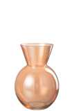 Vase Lucy Verre Orange Medium