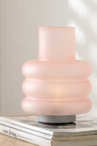 Ledlamp Rings Glass Pink