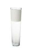 Vase Delph Verre Transparent/Blanc