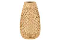Vase Wicker Bamboo Natural Large