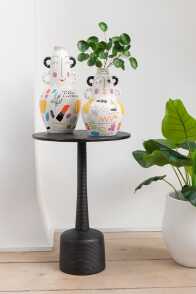 Vase Pop-Art Round Ceramic