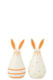 Rabbit Glasses Orange Ceramic