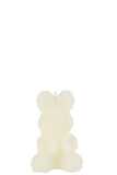Candle Rabbit White Small-8h