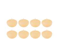 Box 8 Floating Candle Beige