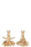 Rabbit Sitting Yoga Stone/Resin