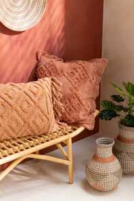 Cushion Fringes Cotton Terracotta