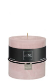 Cylinder Candle Powderpink -80h