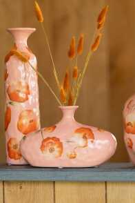 Vase Blume Flasche Breit Keramik