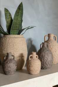 Portavasi Ceramica Talpa/Marrone