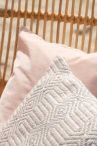 Cushion Ibiza Poly Natural/White