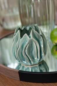 Vase Ivy Ceramic Green Extra Small