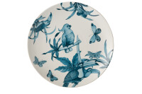 Dish Round Birds Ceramic