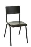 Chair Wood/Metal Black