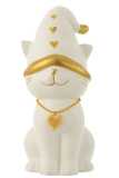 Cat Heart Hat Dolomite White/Gold