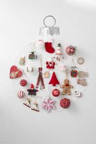 Hanger Hart/Ster/Kerstboom Textiel