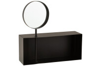 Shelf With Removable Mirror Metal