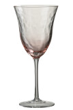 Wine Glass Irregular Glass Pink