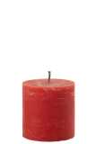 Outdoor Candle Pillar Paraffin Red