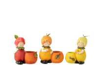 Kind Pflanzer Zitrone/Orange/Apfel