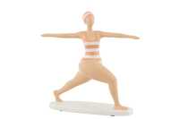 Woman Yoga Stretch Poly Orange