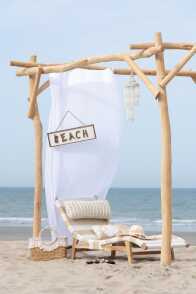 Muurdecoratie Strand Bord