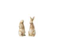 Lapin Pull Porcelaine Marron Small
