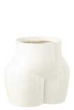 Vase Lady Bottom Pewter Shiny