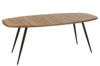 Table A Manger Ovale Teck Recycle