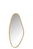 Mirror Abstract Mdf/Glass Gold