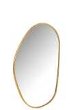 Specchio Astratto Mdf/Vetro Oro