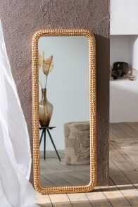 Mirror Rectangle Fir Wood/Glass