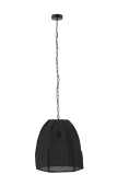 Ceiling Lamp Pear Linen/Iron Black